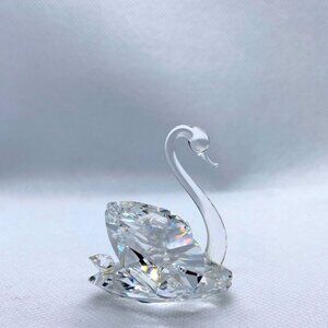 Miniature Crystal Swan